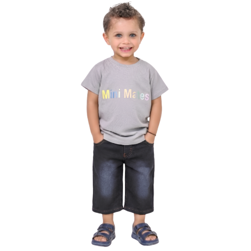 Kids Jersey Bear Two-Piece Set