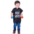 Mini Mates Boys' Short Sleeve Hoodie and Denim Jeans Set