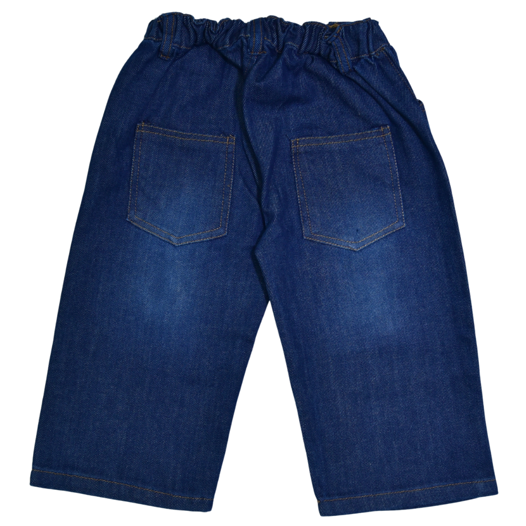 The Crisp White T-Shirt & Denim Pants For Kids